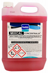 Eco Club - Concentralia Mixcal 5L  kwasowy superkoncentrat do bieżącego mycia powierzchni i urządzeń sanitarnych