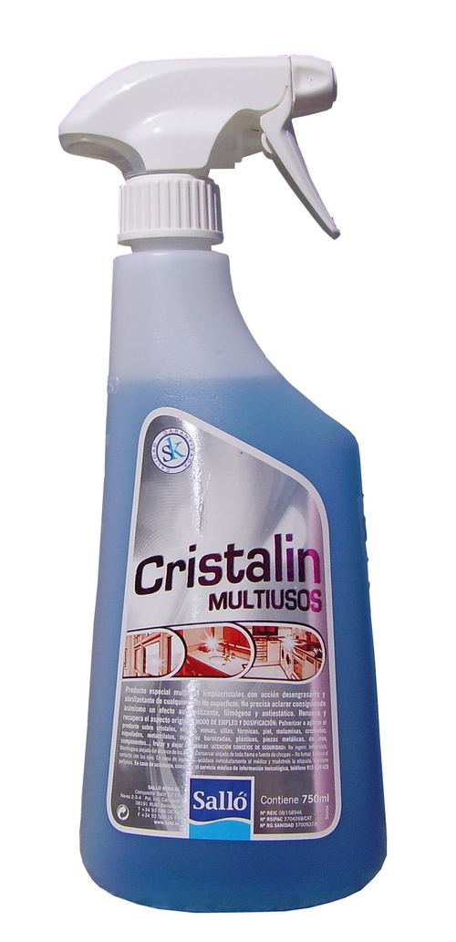 Eco Club - Cristalin Multiusos 750ml  alkoholowy preparat do mycia powierzchni szklanych