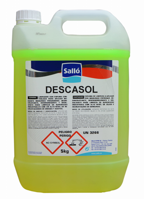 Eco Club - Descasol CN 5kg  bardzo silny skoncentrowany preparat do usuwania tłuszczy i smarów