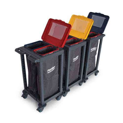 Eco Club - Fantom PROCART 181SP mobilny zestaw wózek do zbierania i segregacji odpadów