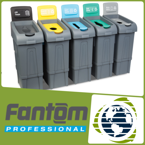 Eco Club - Fantom procycle 13 pojemnik kosz  do segregacji odpadów plastik pojemność 80 l