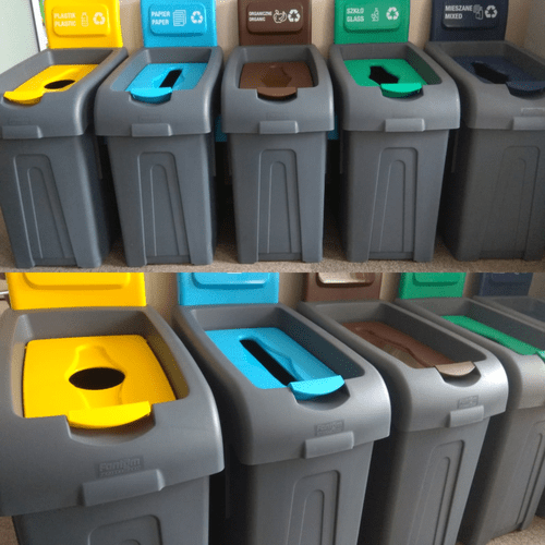 Eco Club - Fantom procycle 22 pojemnik kosz  do segregacji odpadów papier pojemność 50 l