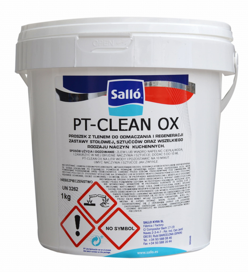 Eco Club - PT Clean OX 1kg proszek do namaczania sztućców i porcelany