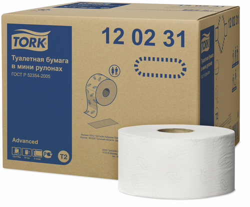 Eco Club - Tork Advance  120231 Papier toaletowy  mini jumbo T2