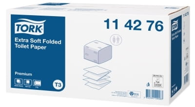 Eco Club - Tork Folded ekstra miękki papier toaletowy w składce